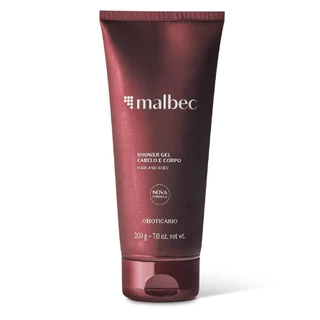 Shower Gel Cabelo e Corpo Malbec 200g