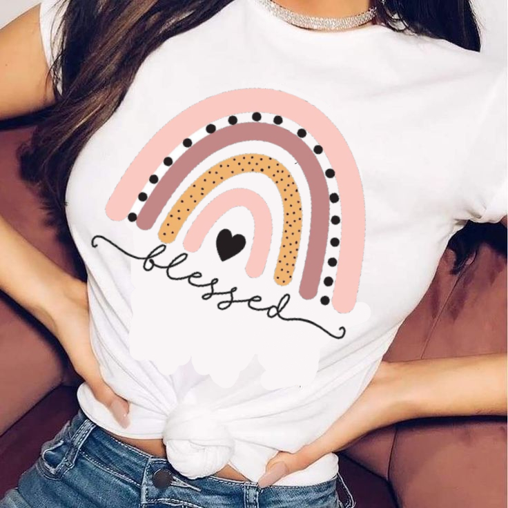 camiseta feminina basica manga curta moda t shirt estampa P ao GG ...