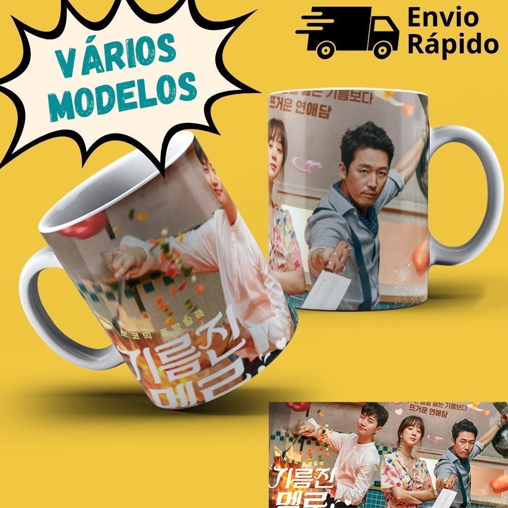 Caneca Wok Of Love Dorama Jung Ryeo won JUNHO Jang Hyuk