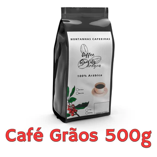 Café GRÃOS Gourmet 500g torra media 100% arábica premium