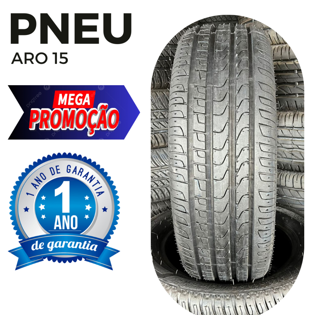 Pneu aro 15 195-60-15 Pneu Onix / Prisma / Spacefox Primeira linha com ...