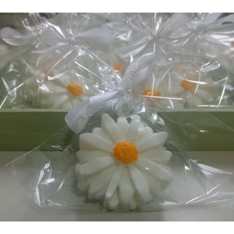 Kit Mini sabonetes flor margarida lembrancinhas aroma lavanda | Shopee ...