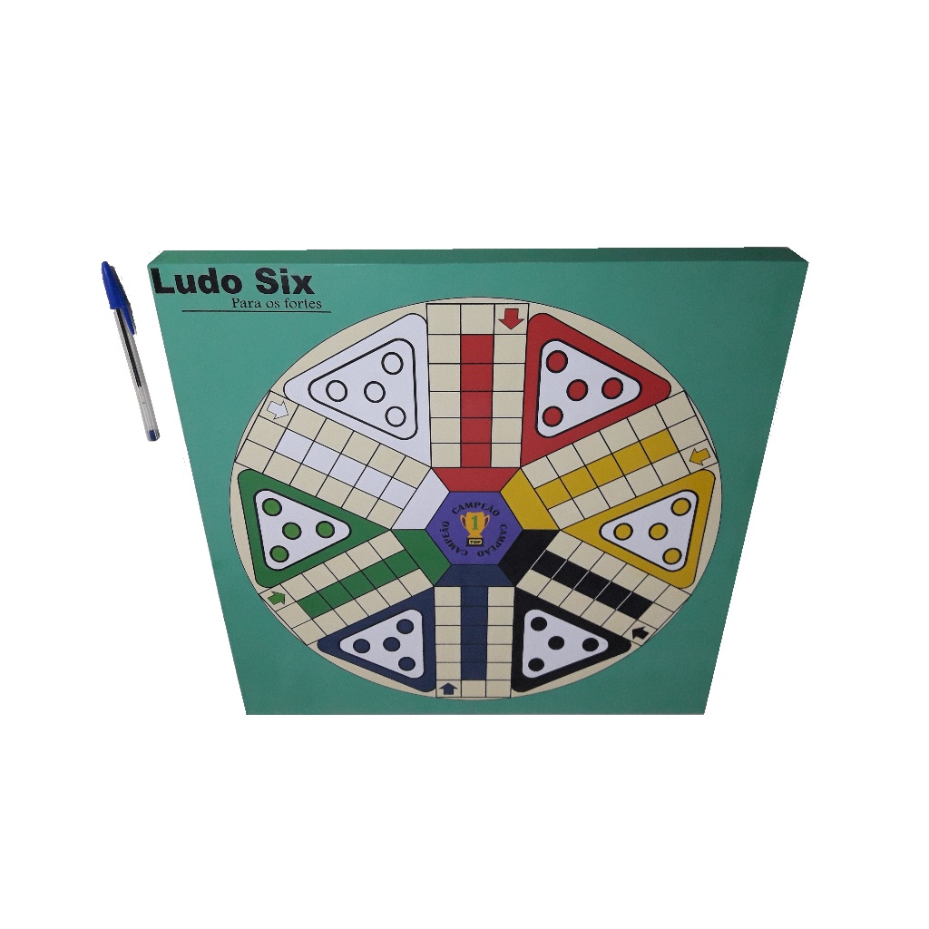 Jogo de Ludo tabuleiro para seis jogadores | Shopee Brasil