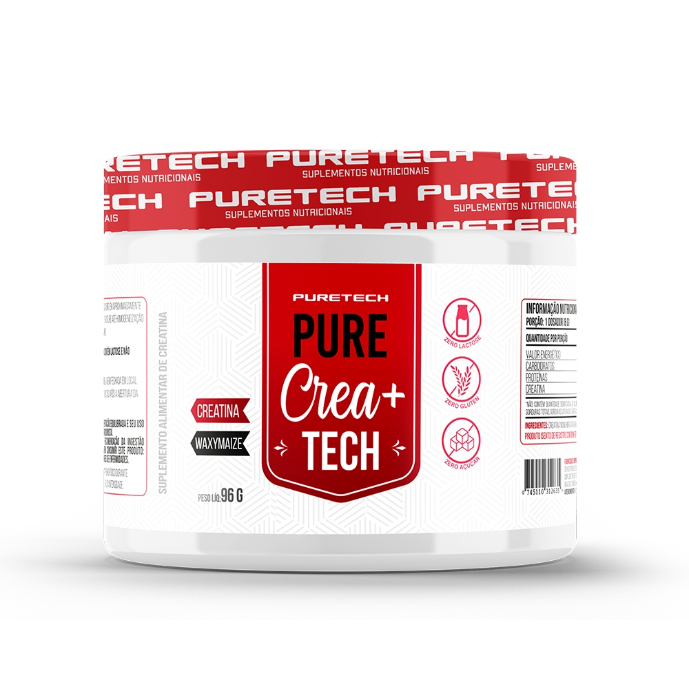 Creatina Pure Crea+Tech 96g – Puretech