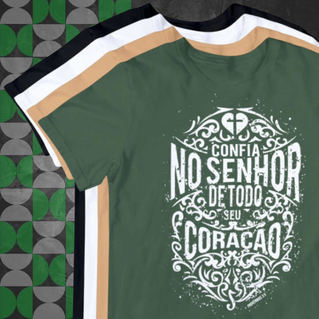 Camisa Cristã Camiseta Mensagem Bíblica Provérbios Moda Gospel Blusa ...