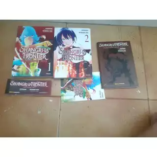 coleção mangás Shangri-la Frontier expansion pass vol 1 e vol 2 comum.