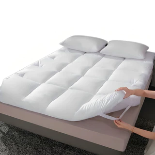 Pillow Top Casal Percal Toque de Pluma Super Macio Cama Box 01 Peça Ergonomico Envio Imediato
