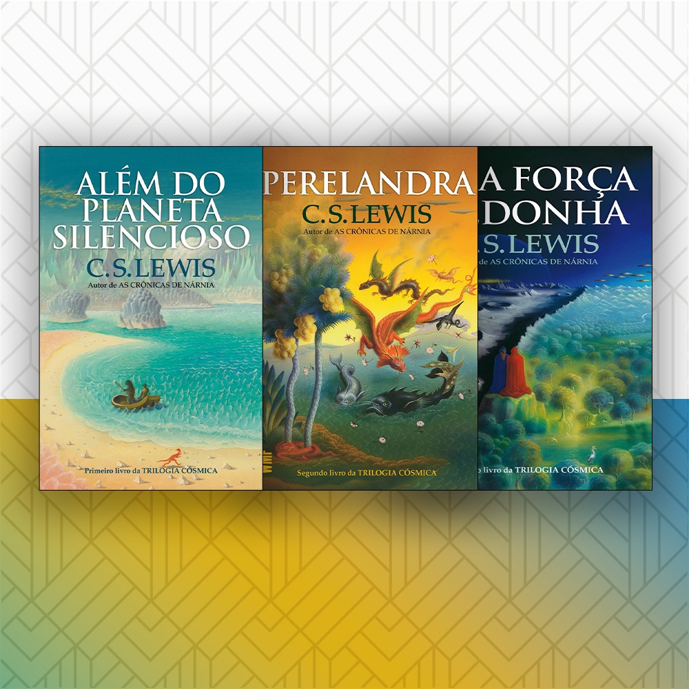 Livros Trilogia Cósmica (Além do Planeta Silencioso, Perelandra e Uma Força Medonha, Marins Fontes, C. S. Lewis)