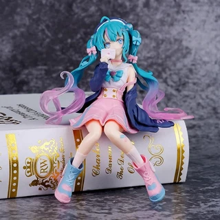 Hatsune Miku Virtual Idol Singer Vocaloid Anime Figura de Ação Boneca em PVC Coleção