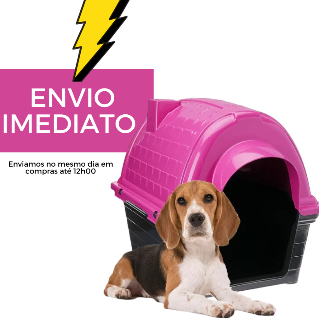 Casinha p/Cães Medio N3 Casa Iglu Pet Com Proteção Raios UV - ENVIO IMEDIATO.
