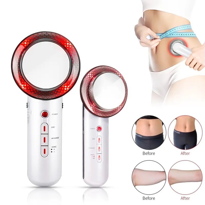 Massageador Aparelho Portátil Fisioterapia Ultrassom Tens Infravermelho Profissional