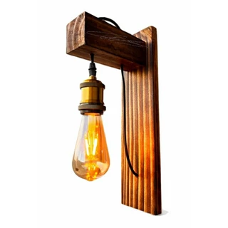 1 Arandelas madeira rústicas luminárias de parede , área gormet churrasqueira sítio chácara casa bar