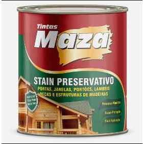 Verniz Maza Stain Transparente 3,6l Acabamento Acetinado Cor Incolor