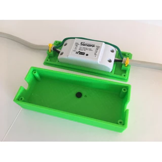 Gabinete Sonoff com botão de pressão e alívio de tensão em Oferta na Shopee