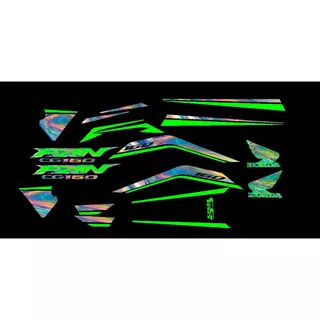 Kit de adesivos para moto fan 160 e titan 160 *TODAS AS CORES*