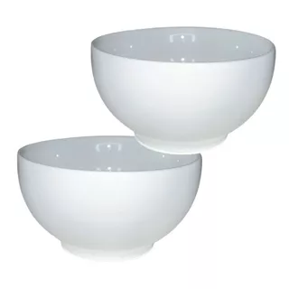 Kit 2 Cumbuca Capri 500 ml Açai Sopas Caldos Molhos Grande Porcelana