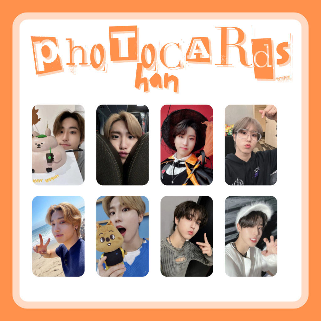 Han Stray Kids Photocards Fanmade | Shopee Brasil