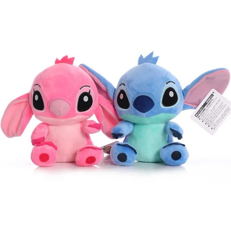 boneco pelucia Lilo e stitch Angel pelúcia 20cm
