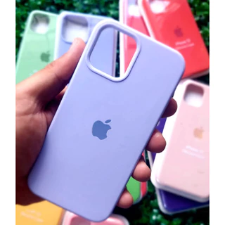 Capa De Silicone Para iPhone 15 14 13 12 11 Pro Max Proteção Contra Arranhões Internos Costas Macias