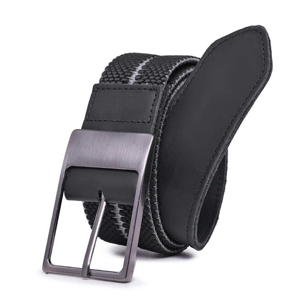 Cinto Masculino De Elástico Couro 100% Legítimo Alta Qualidade
