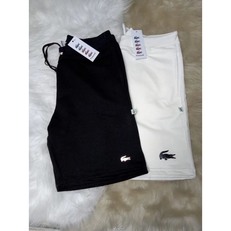 Bermuda de hot sale moletom lacoste