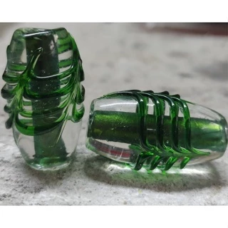 Kit 10 Unidades Firma De Murano Escama Cores Diversas