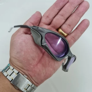Óculos Penny Xmetal Lentes Low Light Lilás + Sideblinders- Kit Branco