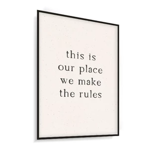 Quadro Decorativo Sem ou Com Moldura Música Cantora Taylor Swift Lover Our Place