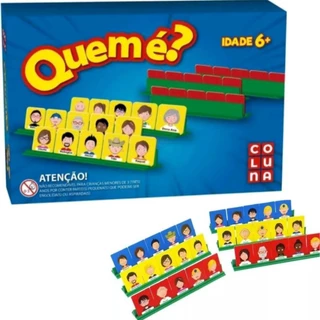 Jogo De Mesa Tabuleiro Quem E? Brinquedo Infantil Educativo Cara A Cara