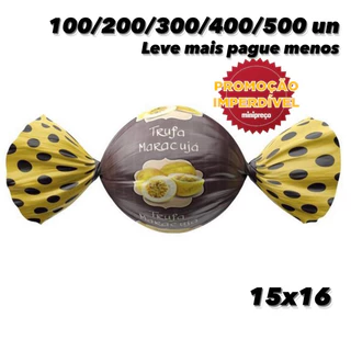 KIT EMBALAGEM PARA TRUFAS MARACUJA 15x16 LIQUIDAÇÃO 30% OFF