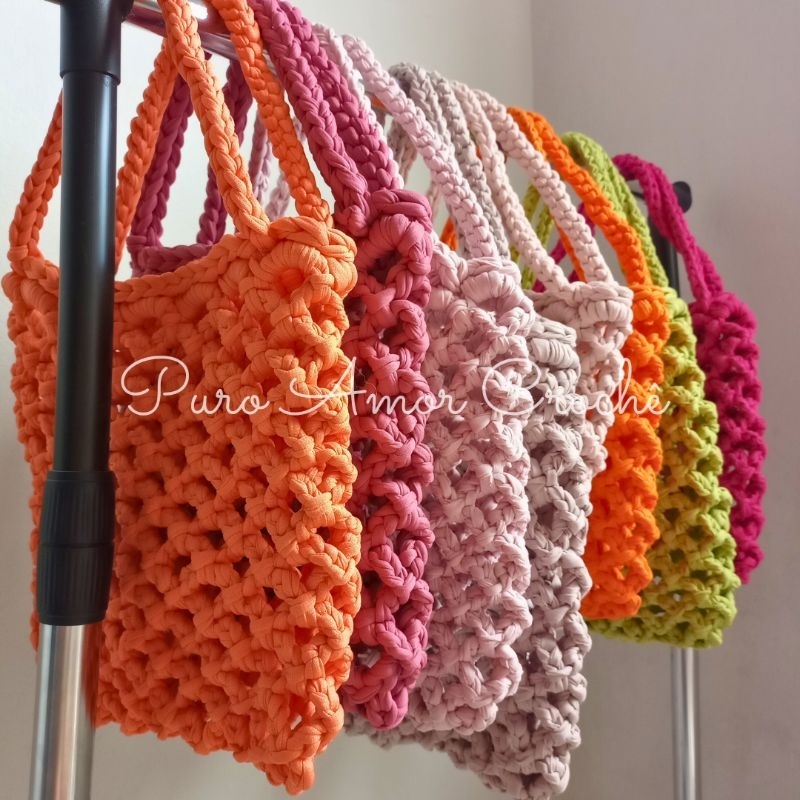Bolsa Feminina Crochê Envio Rápido