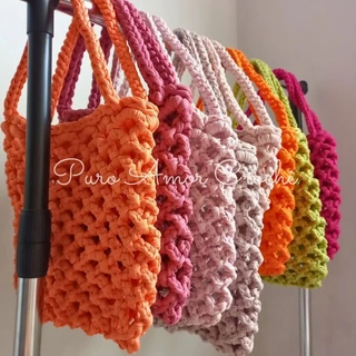 Bolsa Feminina Crochê Envio Rápido