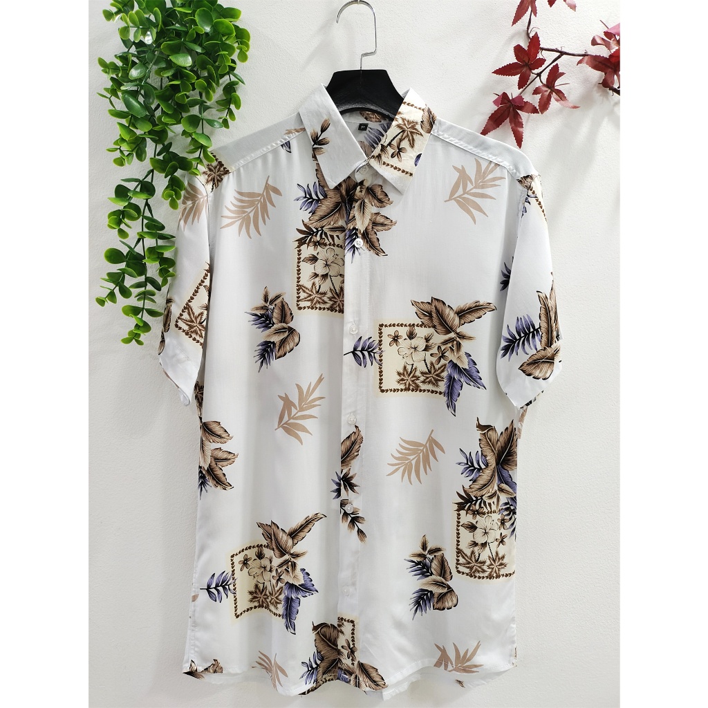 Camisas Social Floridas Masculinas Confortável Havaiana Estampadas