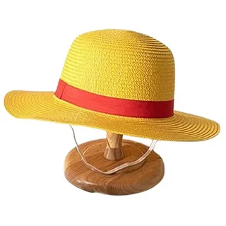 Chapéu Luffy Anime One Piece Cosplay Floppy Palha Fantasia