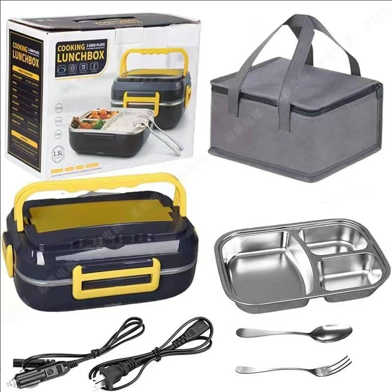 Marmita Elétrica Carro Casa Portátil Bivolt Automática 110v/ 220v E 12V/24V ( Electric Lunch Box)