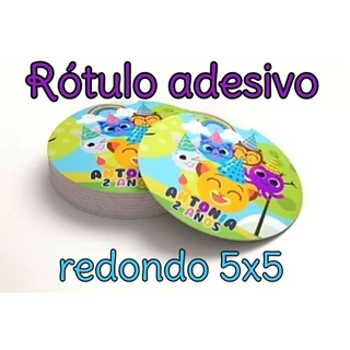 ADESIVO REDONDO 5X5cm QUALQUER TEMA (quantidade minima 10 adesivos)