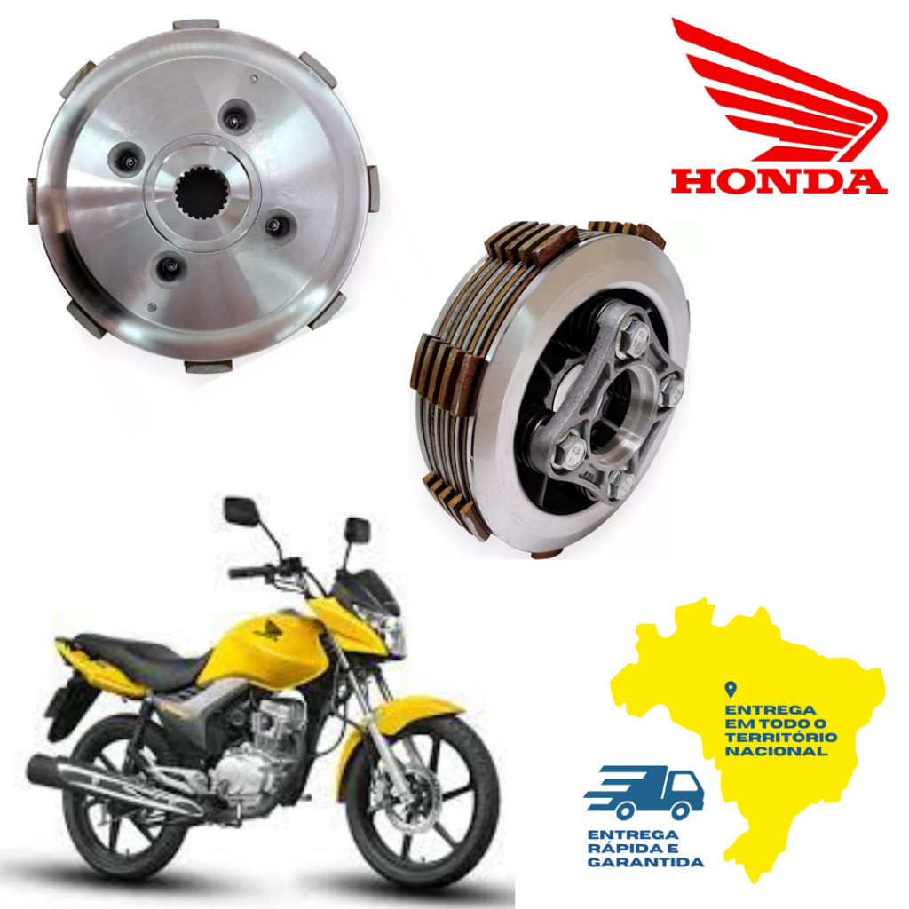 Kit Embreagem Completa Titan 150 Fan 150 MODELO ORIGINAL | Shopee Brasil