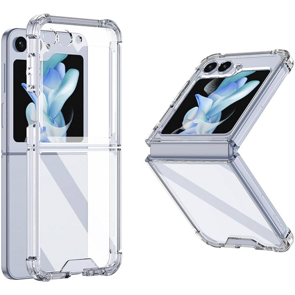 Capa Capinha Antipacto Transparente Para Celular Samsung Z Flip
