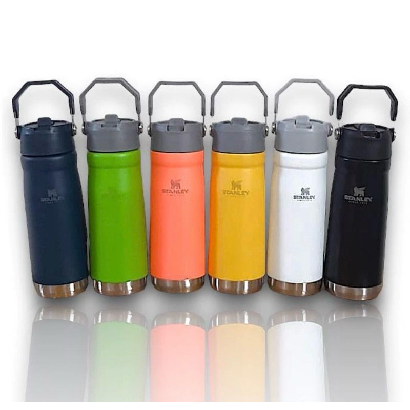 GARRAFA TÉRMICA FLIP STRAW 650ML COM TAMPA E BICO