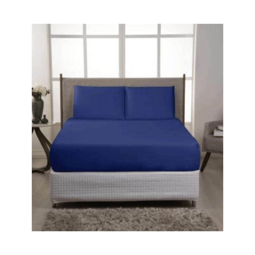 Jogo de Cama 3 peças CASAL PADRÃO em microfibra de cor lisa envio imediato