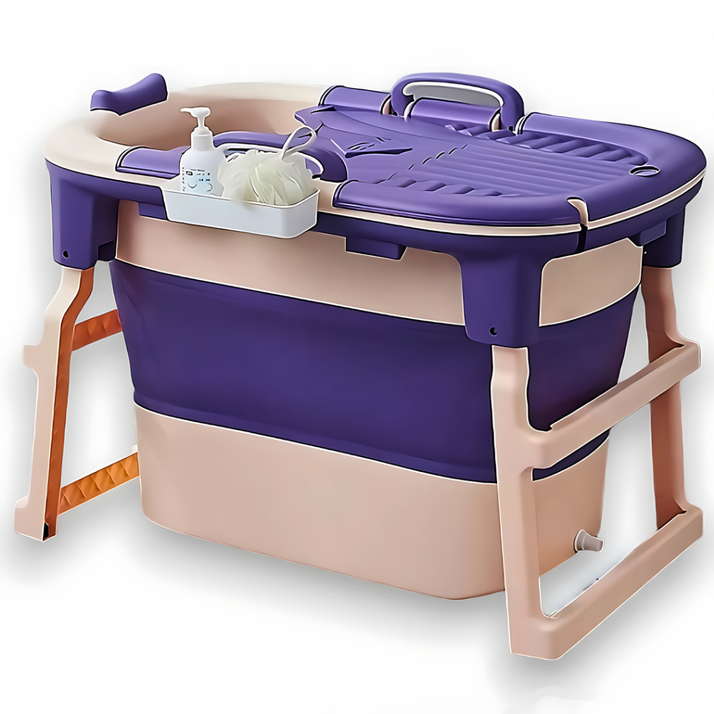 Banheira Portátil Dobrável Grande Adulto 105cm Para Box | Shopee Brasil