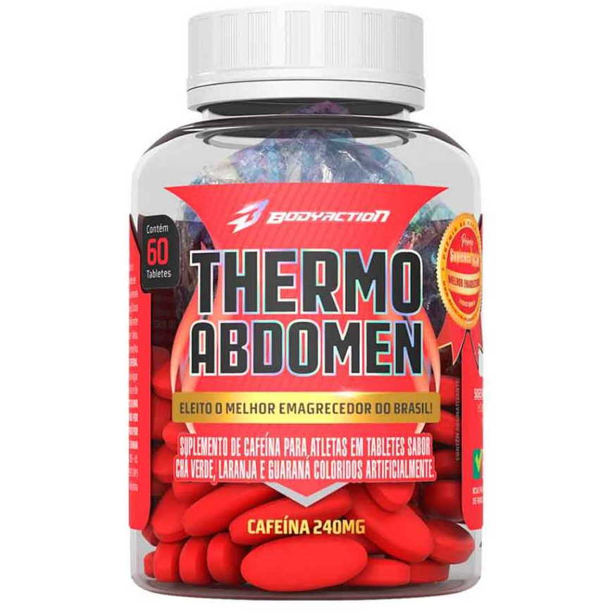 Thermo Abdomen 60 Capsulas - Termogenico Termo - Body Action