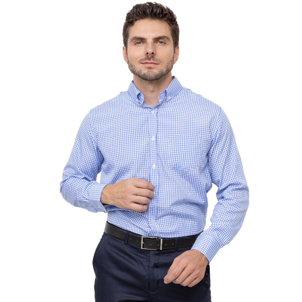 Camisa Social Masculina Listrada e Xadrez Empório Colombo