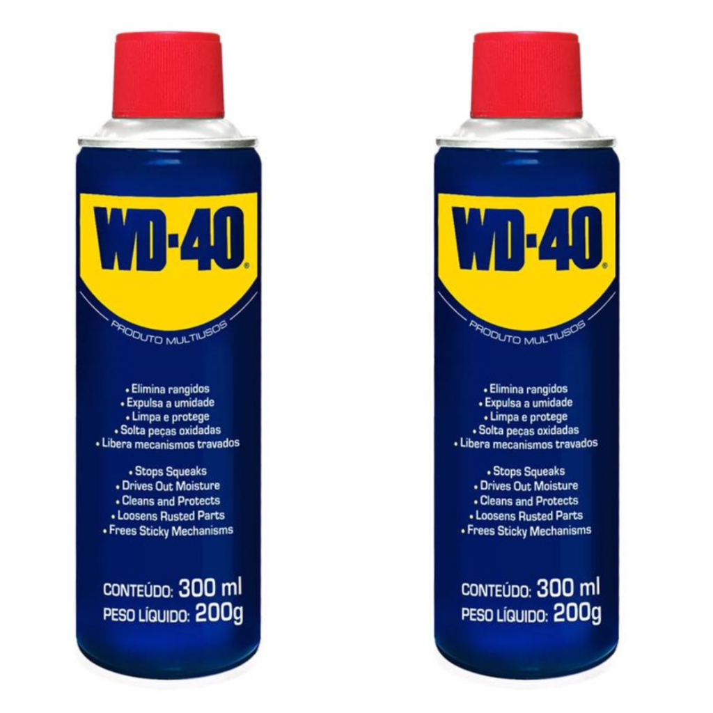 Kit 2 Oleo Lubrificante Desengripante Wd 40 Multiuso Spray 300ml ...