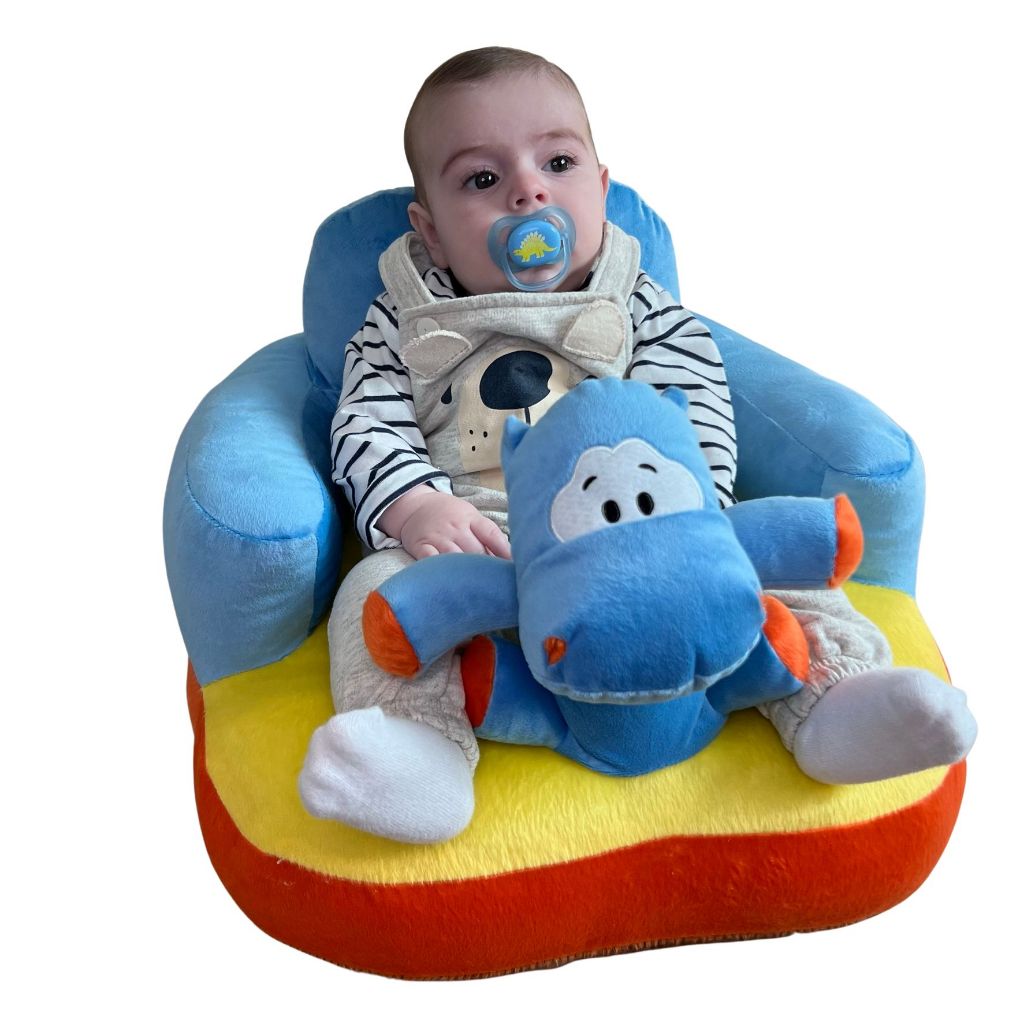 Assento Almofada De Apoio Cadeirinha Bebe Sentar Sofá Antialérgico ...