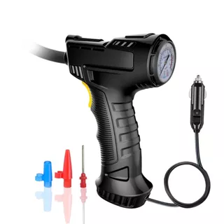Compressor De Ar Pistola Para Pneu Carro Veicular Elétrico Digital Portátil Automotivo DC 12V