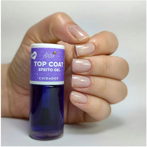 Top Coat Efeito Gel 9ml - Aumenta a Durabilidade, Seca sem Cabine ...