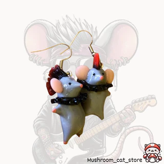 Brincos Ratinhos Punk
