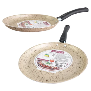 Panquequeira Antiaderente Frigideira Resistente Leve Colore 22cm Bege Stone Alumínio Frituras Tapioca