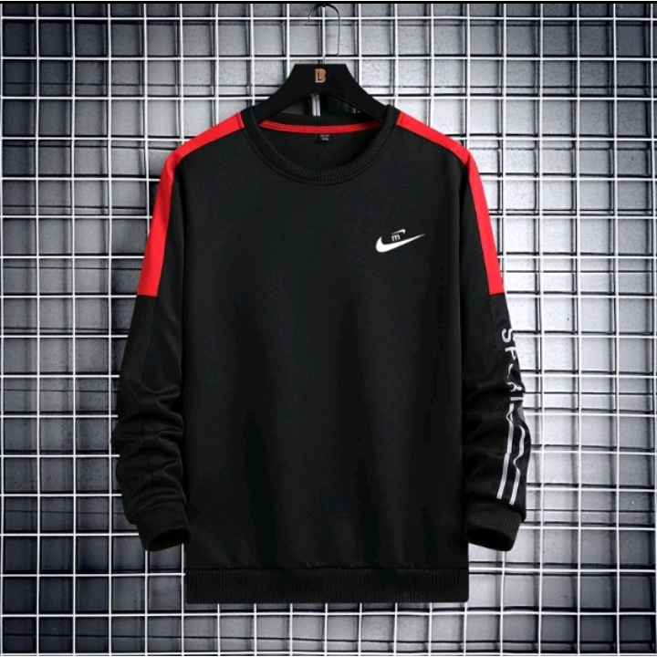 Roupas masculinas moletom masculino confortável gola redonda M-4XL